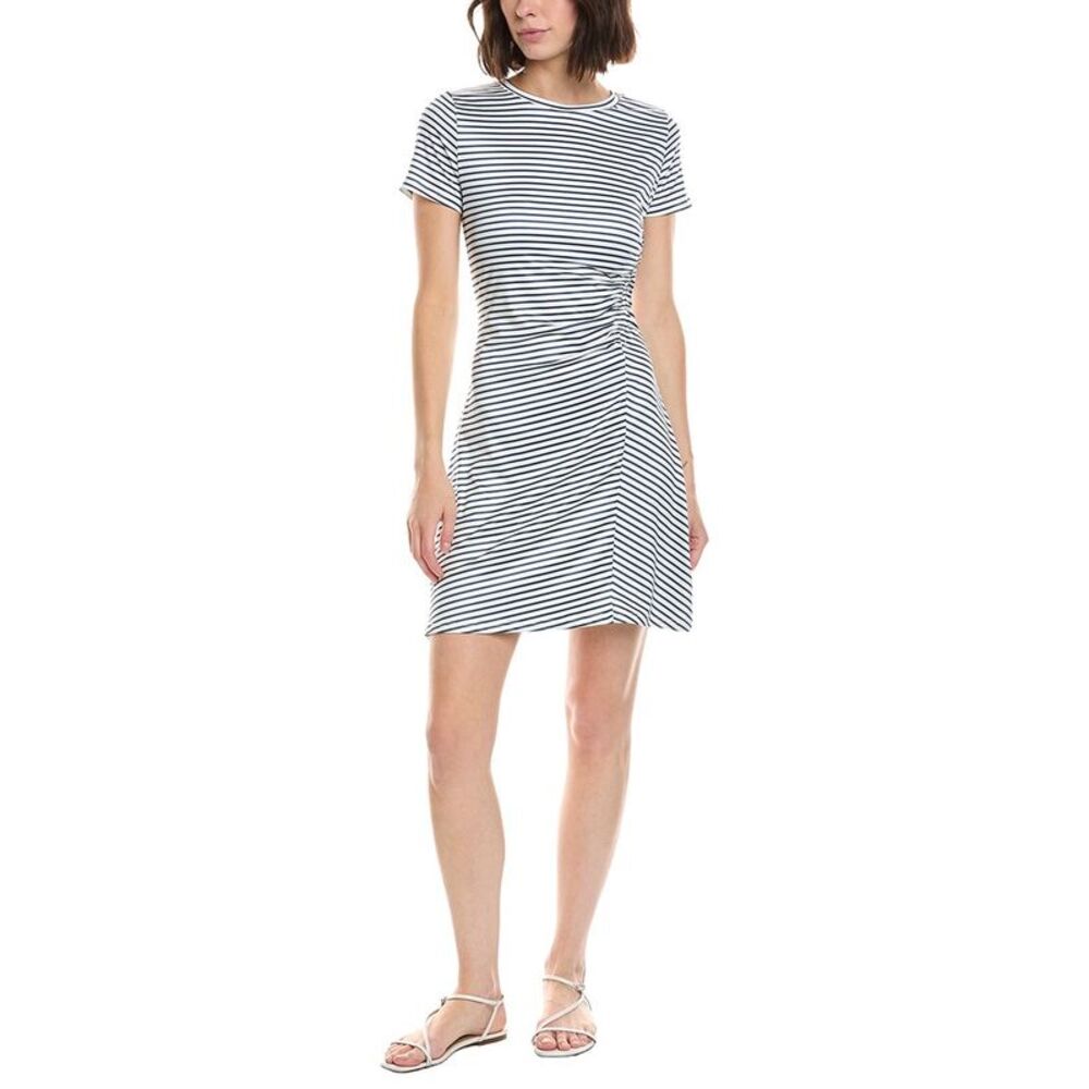 Stella Parker Womens  Kerri Printed Shirtdress, Navy